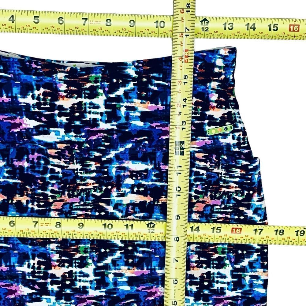 Swing Control The Master Tummy Control Golf Skirt Skort Abstract Pull On 4 NWOT - Picture 8 of 11